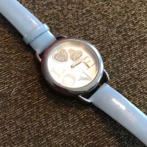 Quartz Movement Watch With Love and Hearts on Face